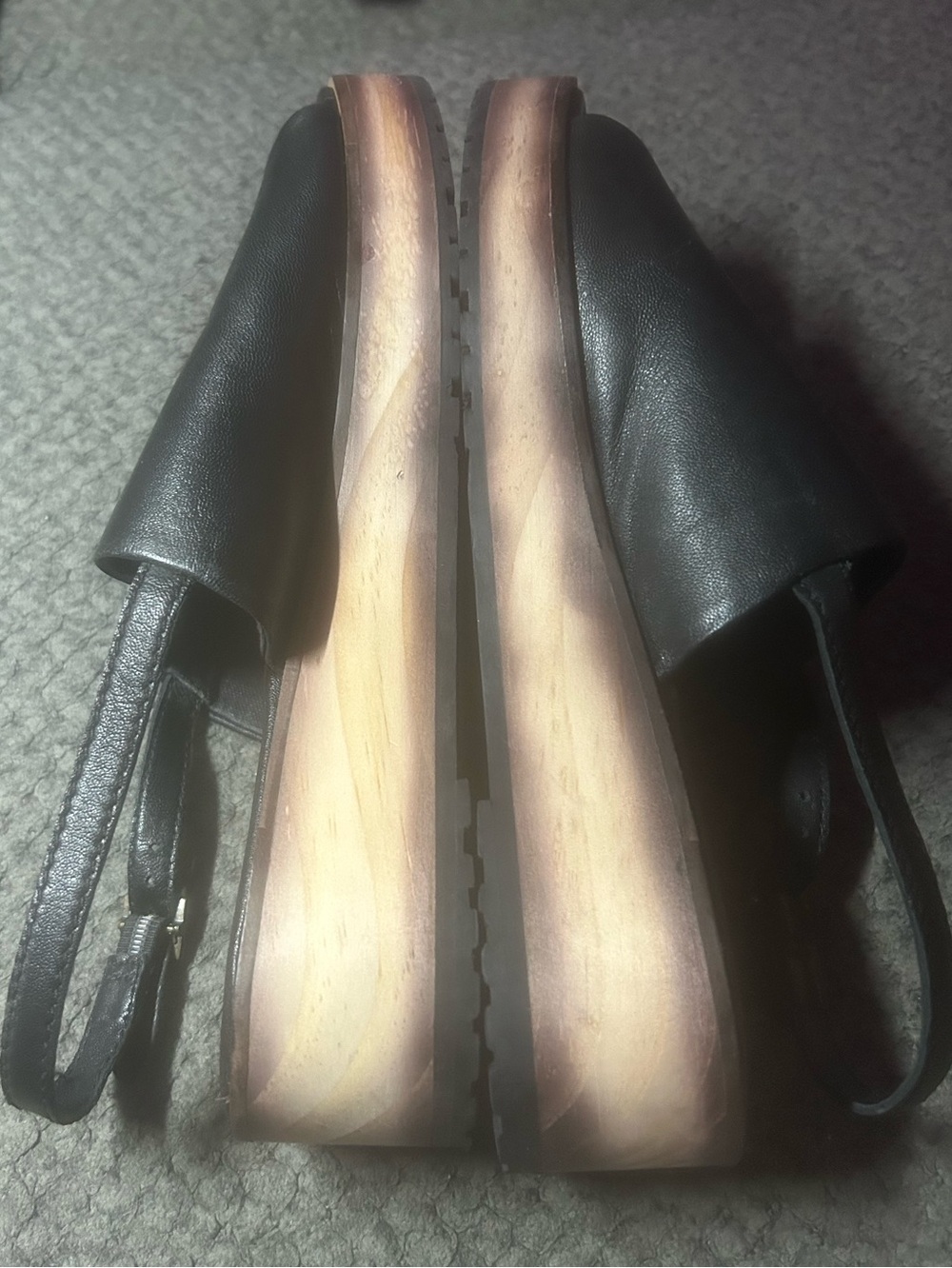 Kelsi Dagger Black Open-Toe Slingback Sandals, Size 10